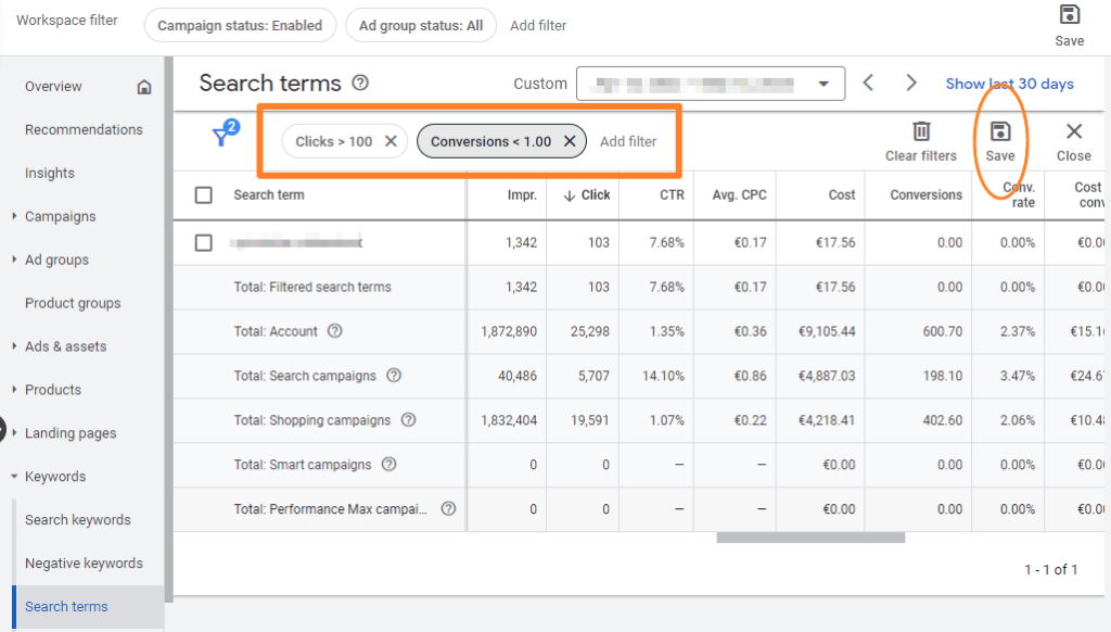 my favorite filter to reduce wasted ad spend - Nils Rooijmans